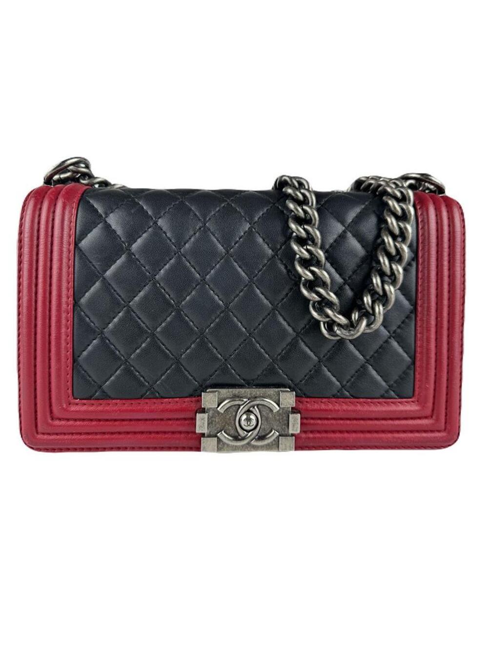 Auth Chanel Boy Bag Chain Shoulder #293562C26B